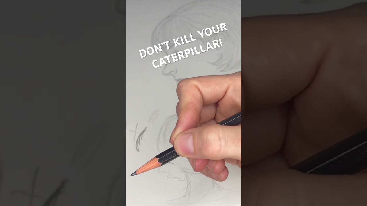 Drawing tip if you draw too dark/hard or keep breaking pencil leads. 