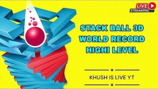 Stack Ball 3d High Score Challenge Live #stackballlive #shotslive #stackball3d #stackball4d