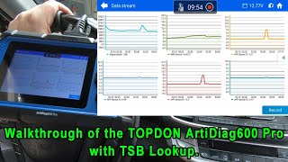 Famous TOPDON ARTIDIAG600 Pro Walkthrough on a 2015 Honda Accord with TSB lookup. Wealth