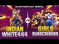 Fastest Player Gameplay Reaction😱😱 Indian White444 Vs Pro Girls Garena Free Fire