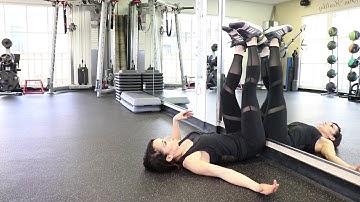 Hamstring Stretch For Flexibility - Legs Up the Wall Stretch