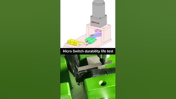 Micro Switch durability life test #mechanism #automation #engineering #mechanic #mechanical