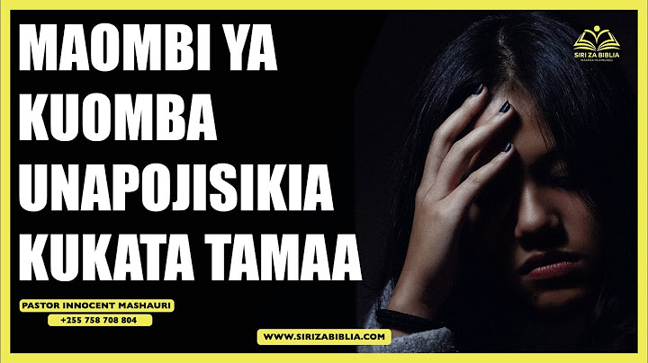 #LIVE: OMBA MAOMBI HAYA UNAPOJISIKIA KUCHOKA NA MAISHA // Msubiri yeye