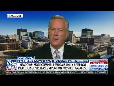 Mark Meadows and Maria Bartiromo on upcoming DoJ IG report