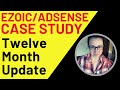 Adsense/Ezoic Case Study (12 MONTH UPDATE)