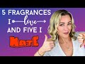 5 Fragrances I Love &amp; 5 I Hate Tag | Favorite &amp; Least Favorite Perfumes