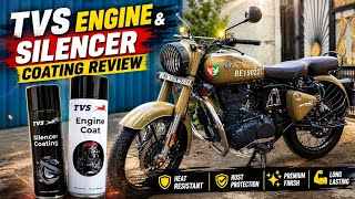🔥 TVS Engine & Silencer Coating Review | Heat Reduction, Performance & Durability Test 🔥