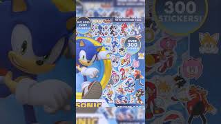 Sonic The Hedgehog Sticker Book with 300  Fun Stickers!