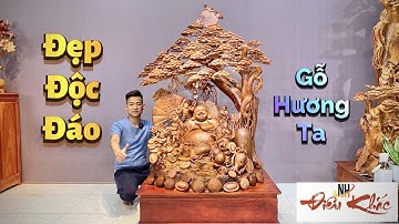 Báo giá tượng gỗ Phật Di lặc | đồ gỗ Nguyễn hồng