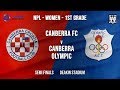 NPL Women - 1st Grade - Capital Football  - SEMI FINALS - Canberra FC vs Canberra Olympic FC
