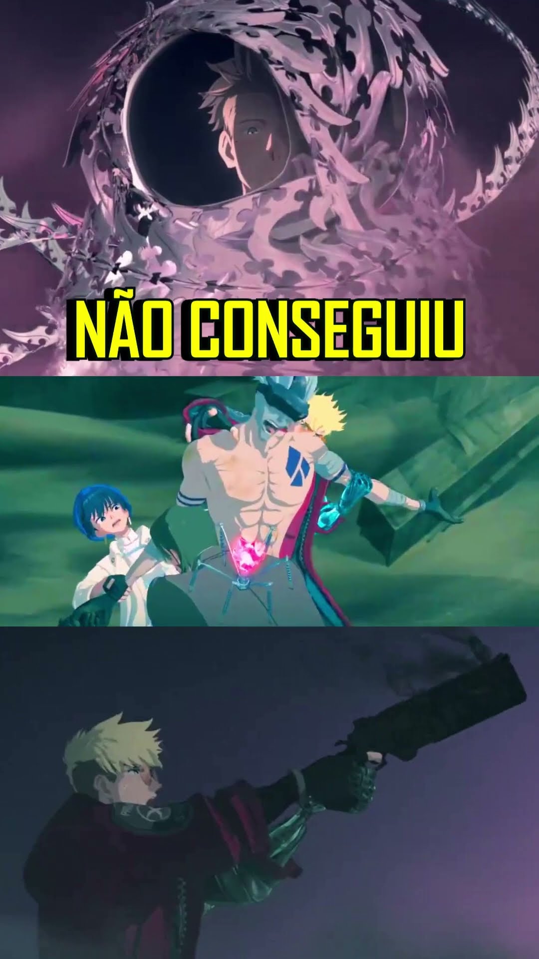 FANCAM] Vash, o Estouro da Boiada  TRIGUN STAMPEDE #shorts 