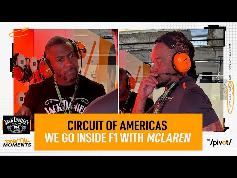 Ryan Clark and Channing Crowder take in F1 Austin with McLaren: Lando Norris and Oscar Piastri 
