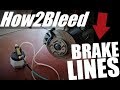 bleeding COMPLETELY DRY brake system!