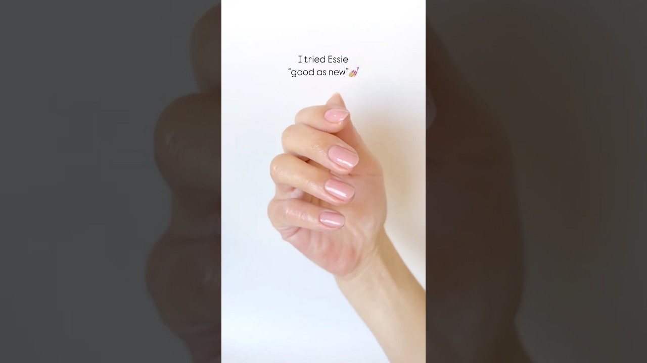 I tried Essie “good as new” 