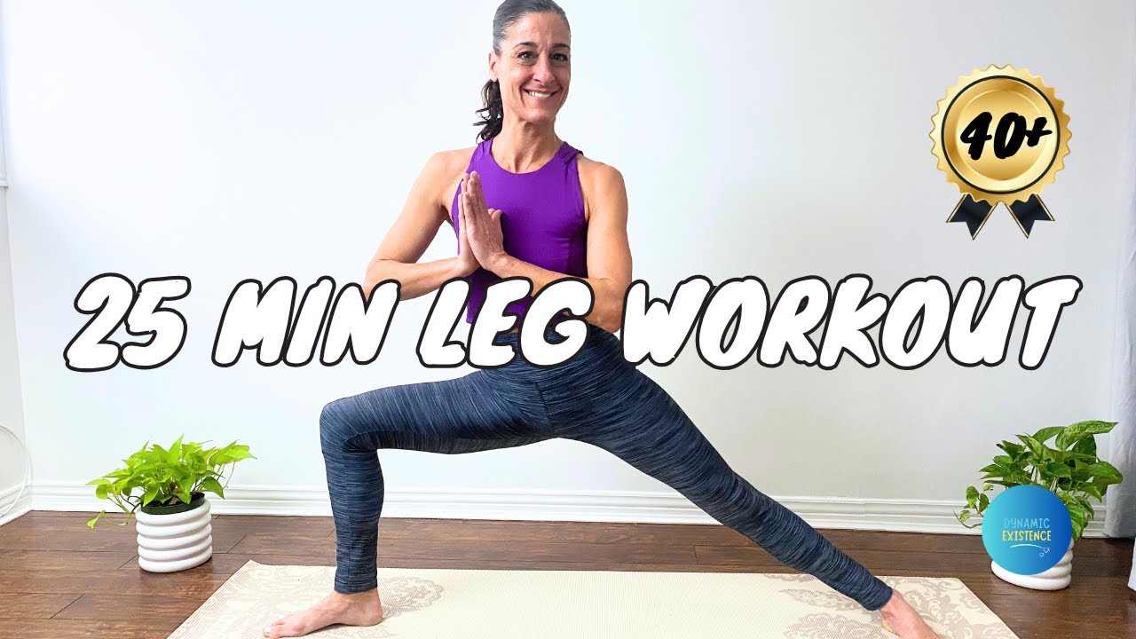25 Minute Leg Workout at Home After 40 | No Equipment Needed
