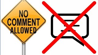 This Video Will Have 0 Comment | No Comments Allowed.