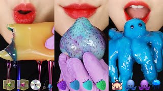 11MINUTES EMOJI EATING ASMR FOR SLEEP, CANDIED STRAWBERRY, BEESWAX CANDY ASMR 🐝