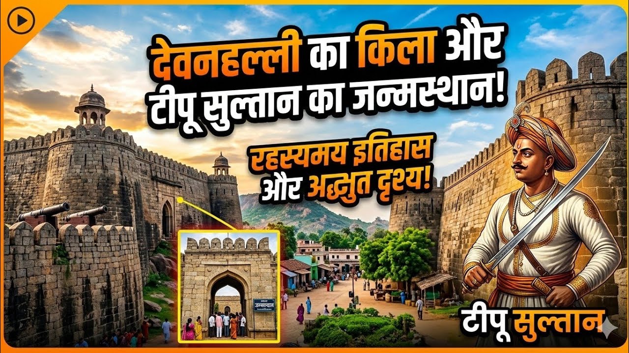 देवनहल्ली का किला: जहाँ पैदा हुआ था 'मैसूर का शेर' टीपू सुल्तान! 🏰🐅 || Kanpur Boys 