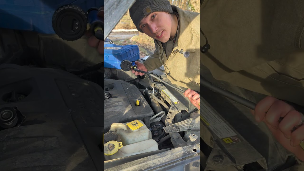 Как найти утечку охлаждающей жидкости? Распылите её! 