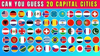 Guess All 20 Capital Cities in 2024 – Can You Name Them All | Brainy Bytes