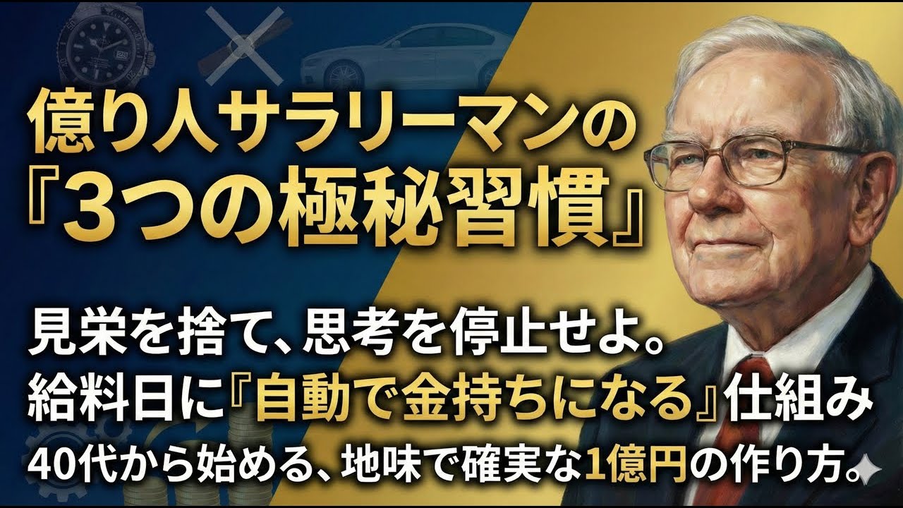 【サラリーマンは静かに1億円を作る最強の職業】収入が増えても生活レベルを上げない人は、静かに億の資産を築いています。凡人サラリーマンが資産1億を築く、最も確実な3つの共通点