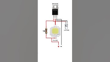 LED Flassher circuit #shors #electric  #irfz44n