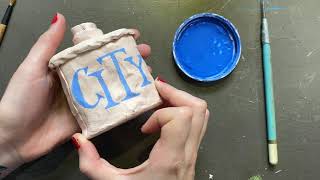 Handlettering on Pinch Pottery