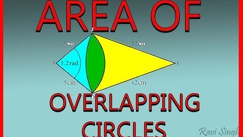 AREA OF OVERLAPPING CIRCLES