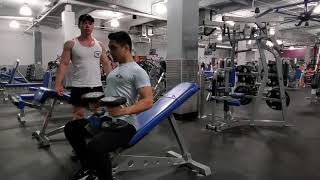 Paused Incline Dumbbell Bench Press