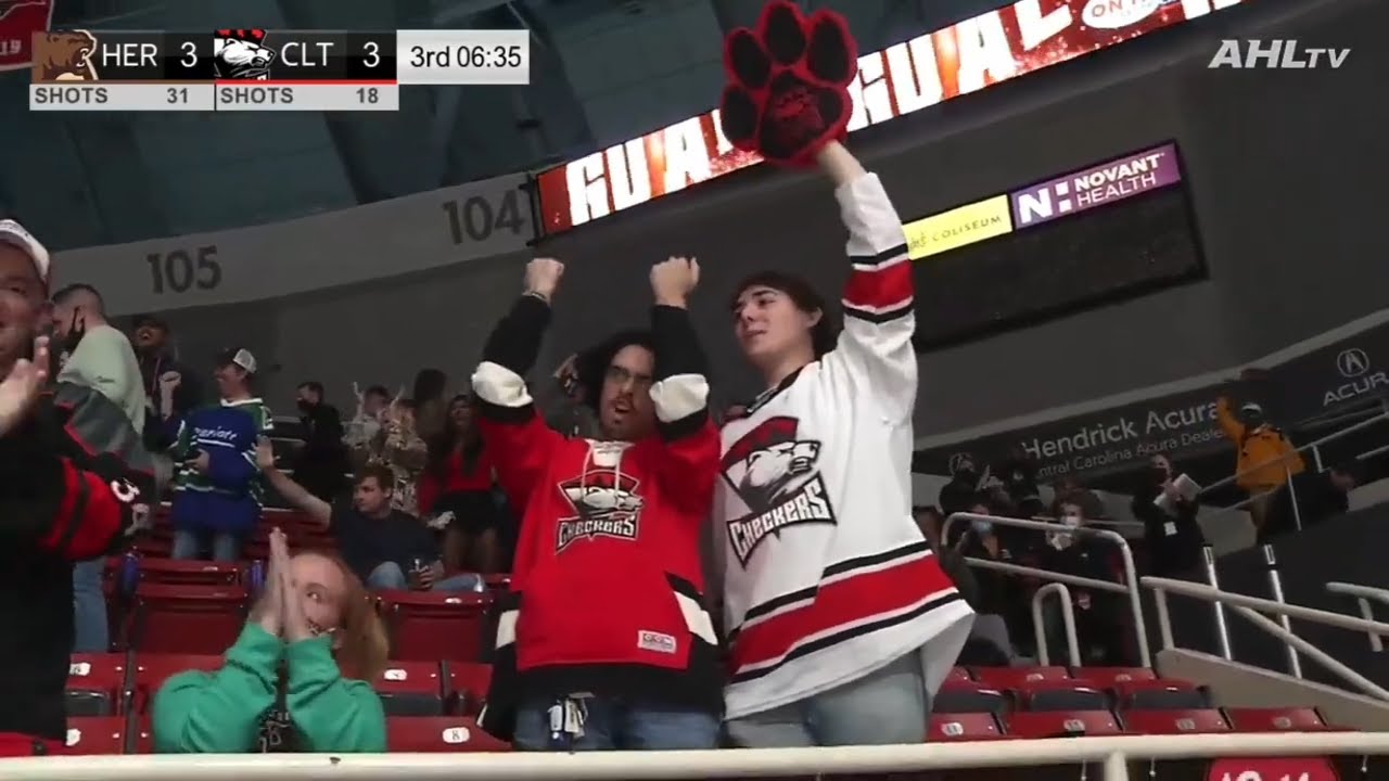 Charlotte Checkers Goal Horn Guy Has NO CHILL! 😂