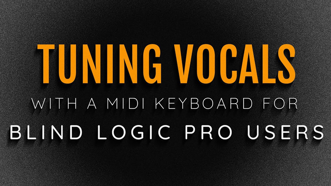 FAQS & Logic #5 - Tuning Vocals Without Plug Ins, Finding a Loop’s Tempo, KK Speech Settings + More!