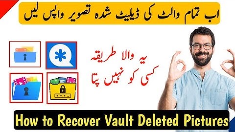 How To Recover Delete Photos,Videos & Files on Vault|Delete Data ko Recover kese Kare Axi Nawab Tech