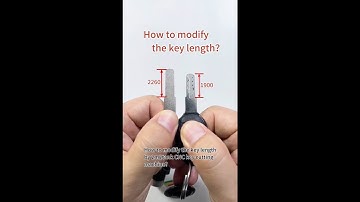 modify key length by 2m2tank CNC key cutting machine