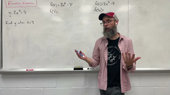 Algebra: Solving Using Function Notation f(x)