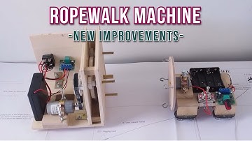 MODEL SHIP ROPEWALK prototype for rigging - Part 2 improvements
