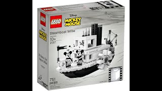 Lego Mickey Steamboat Willie - Montagem