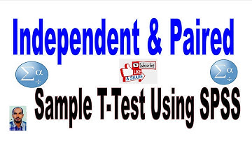 Independent and paired Sample T Test using SPSS Amharic Lecture