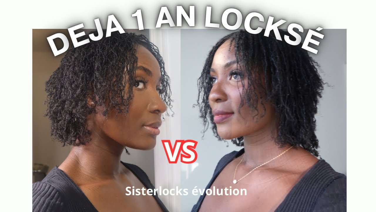 1 an locksé évolution de mes locks fines - Sisterlocks - YouTube