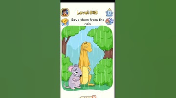 LEVEL 543 SAVE THEM FROM THE RAIN DOP5 #viralshortsvideo #dop5shorts #dop2gameplay #dop5alllevel