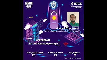 Webinar on IoT and knowledge graph