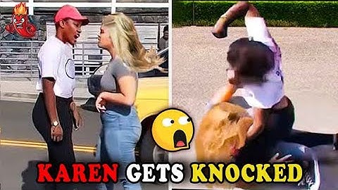 Karen Gets KNOCKED OUT COLD After POWER HIT.. (INSTANT KARMA) #198