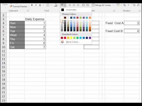 02 - Linked Cell in Microsoft Excel - YouTube
