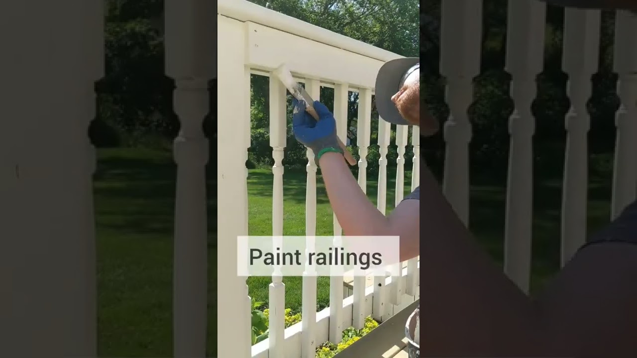 Best way to paint & stain Deck