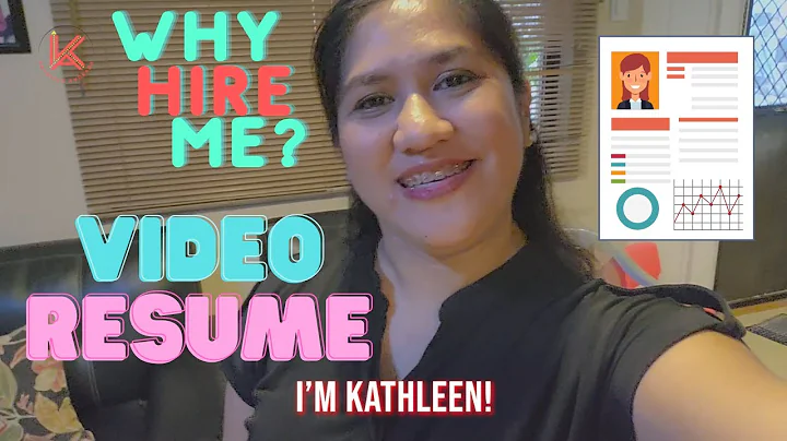 VIDEO RESUME-Why Hire me?