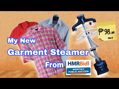 My New Garment Steamer from HMR Bid.com auction -Tefal IS6200 - Test & Repair [ENG/FIL]