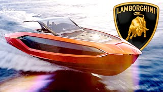 Lamborghini and the italian sea group present worldwide premiere of
‘tecnomar for 63’, tecnomar fleet’s new motor yacht available in
a li...