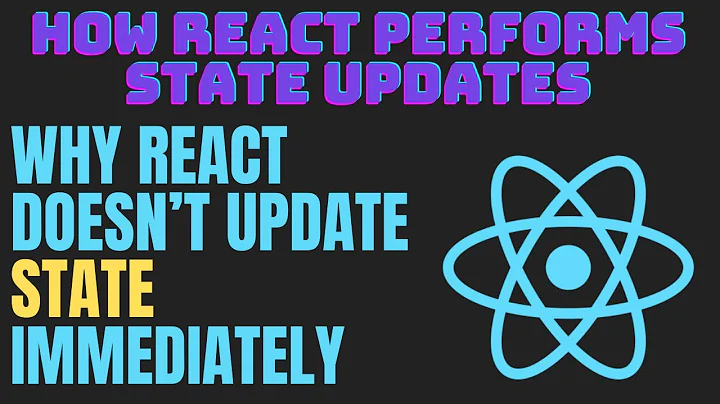 Why React doesn’t update state immediately | How React performs state updates | React Tutorial