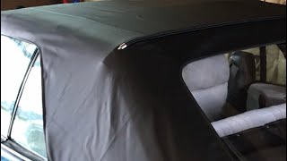 1991 Chevy Cavalier convertible top installation