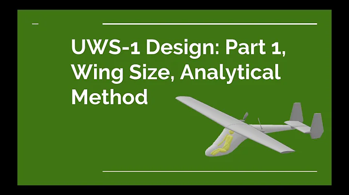 UWS-1 Design: Wing Size Part 1, Analytical Method - DayDayNews