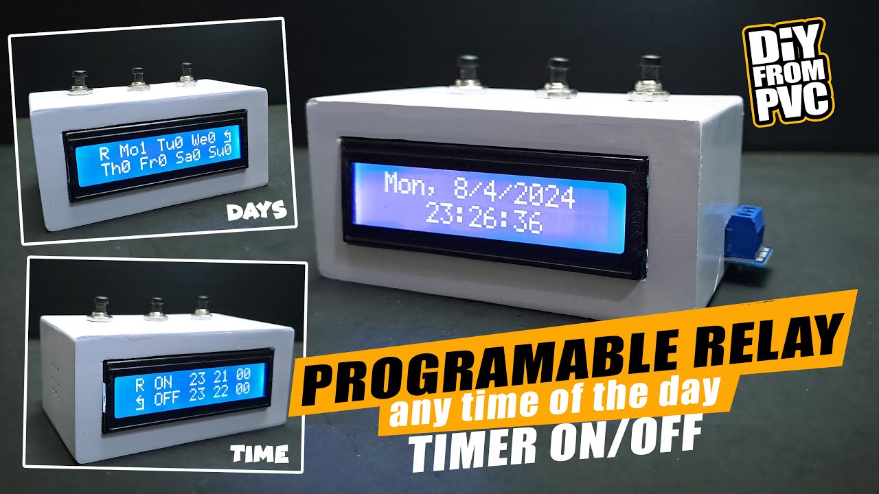 Scheduling Relay ON/OFF | Arduino Digital Clock Timer Relay | Kontrol ...